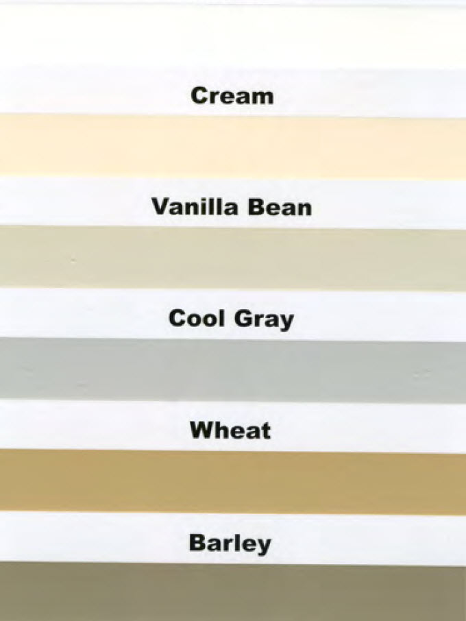 Wall Coating Color Chart