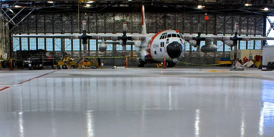Flooring Solutions Government Aerospace Hangar